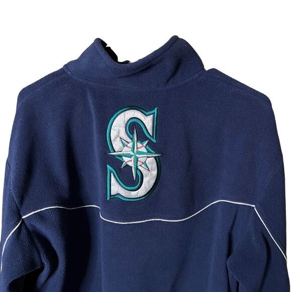 Y2K Reebok Seattle Mariners Fleece Pullover Medium - Picture 4 of 4